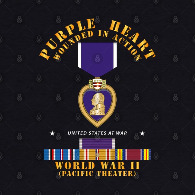 Purple Heart - WIA w WWII SVC w Purple Heart - Pacific by twix123844